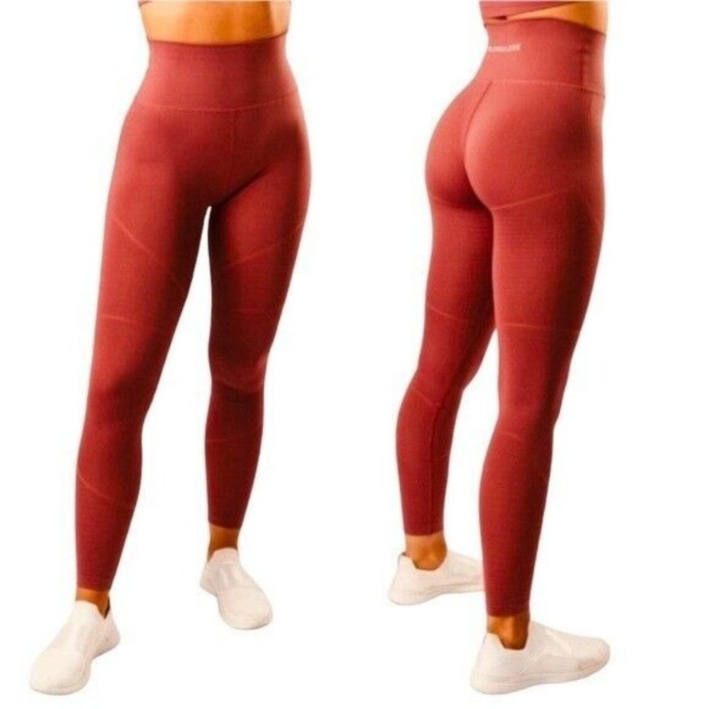 Alphalete OG Revival Leggings Burn Orange Women’s Size Small - Picture 1 of 12